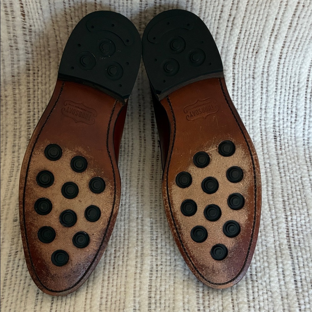 Thursday Boot Company Lincoln Tan Leather Penny Loafers. Men’s 10. - Picture 8 of 10